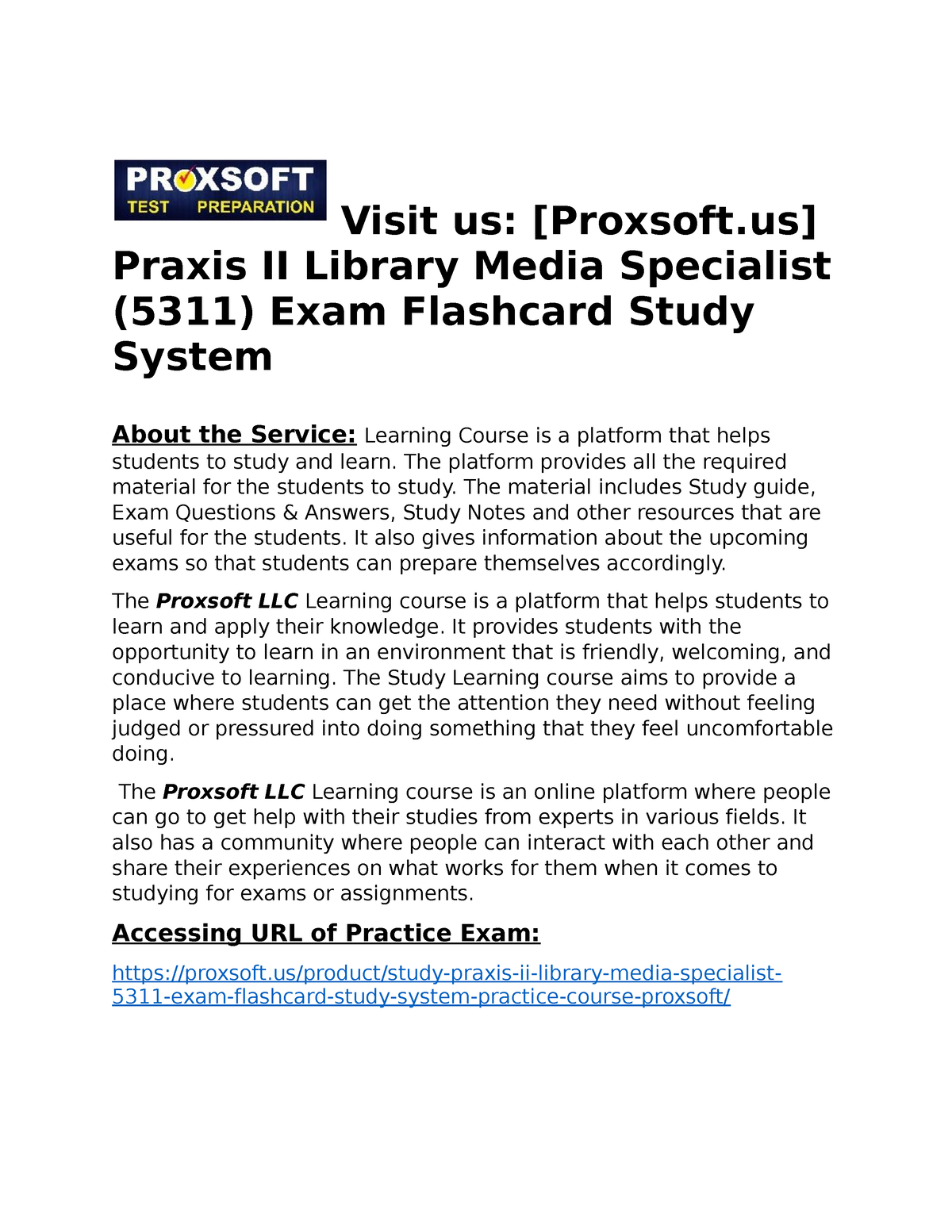 Obtain Praxis II Library Media Specialist (5311) Exam Flashcard Study ...