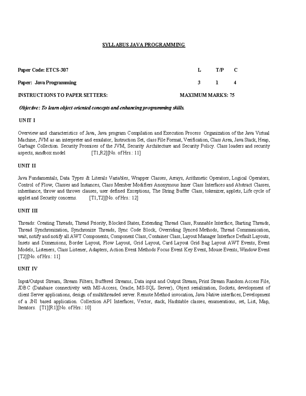 Files 1 2021 February Notes Hub Document 1613561268 - SYLLABUS JAVA ...