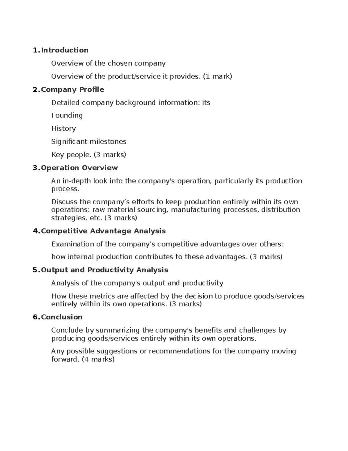 Outline Asm1 Ube Rmit - Introduction Overview Of The Chosen Company 