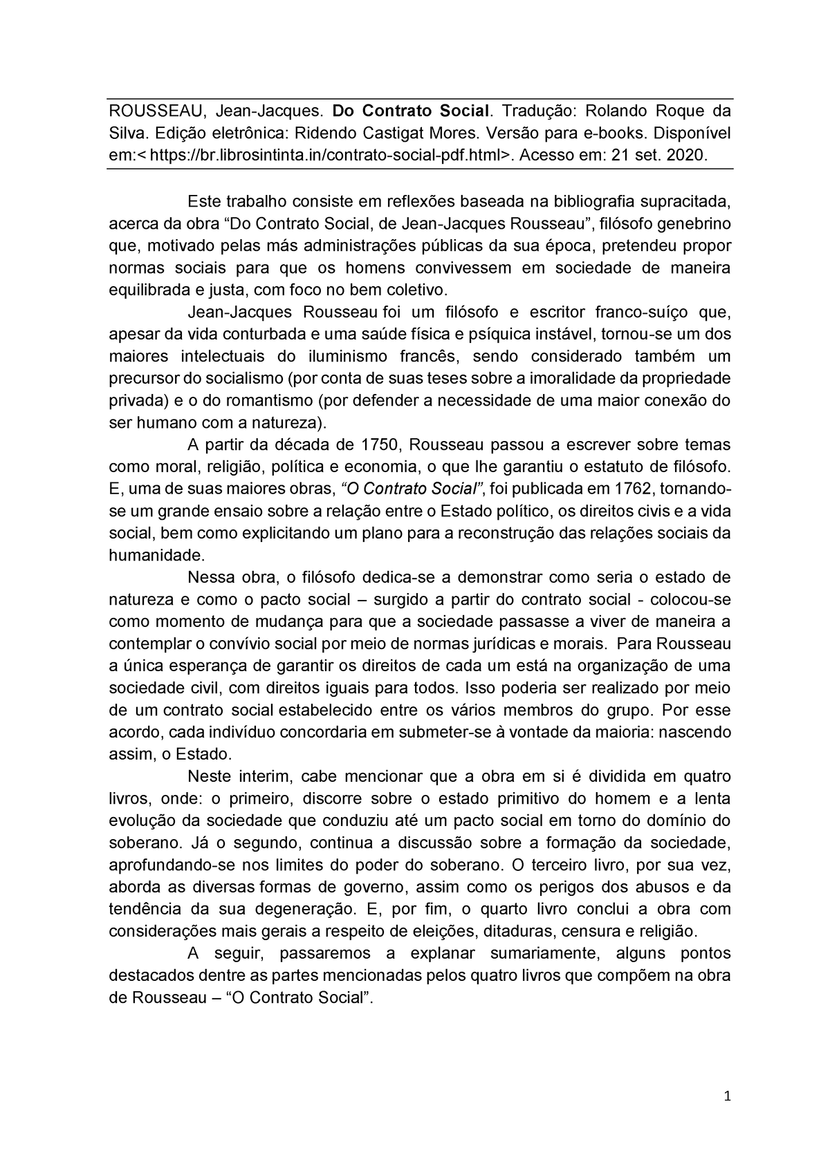 Contrato Social, PDF, Economias