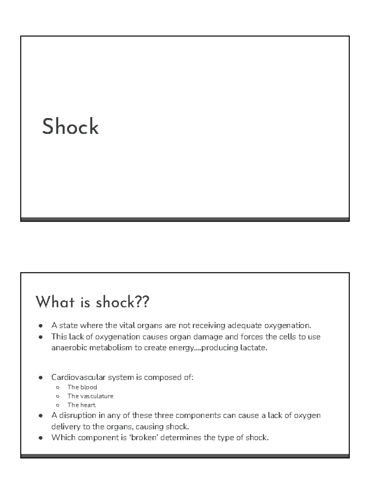 Shocknclex study guide N355 Studocu