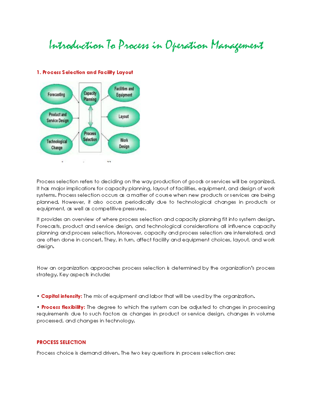 introduction-to-process-in-operation-management-process-selection-and