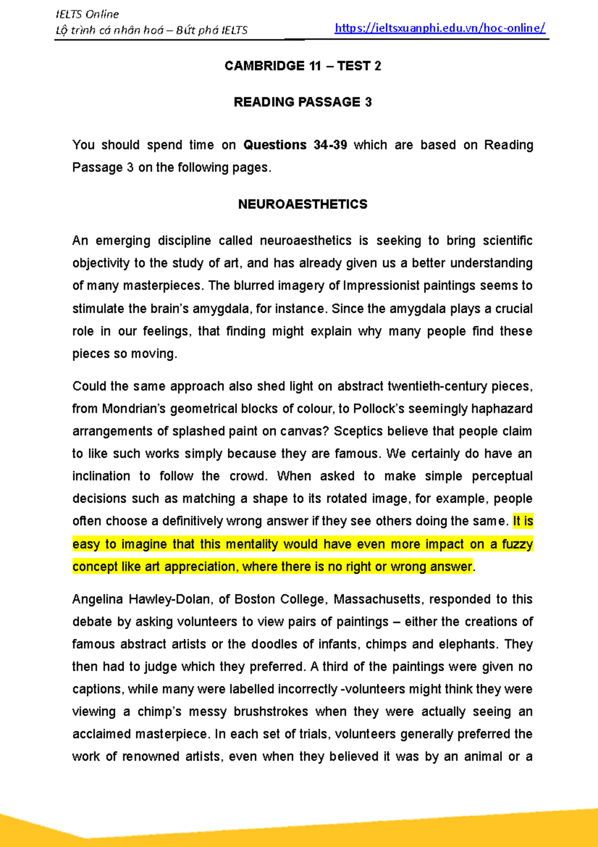 cambridge 11 test 3 reading passage 2