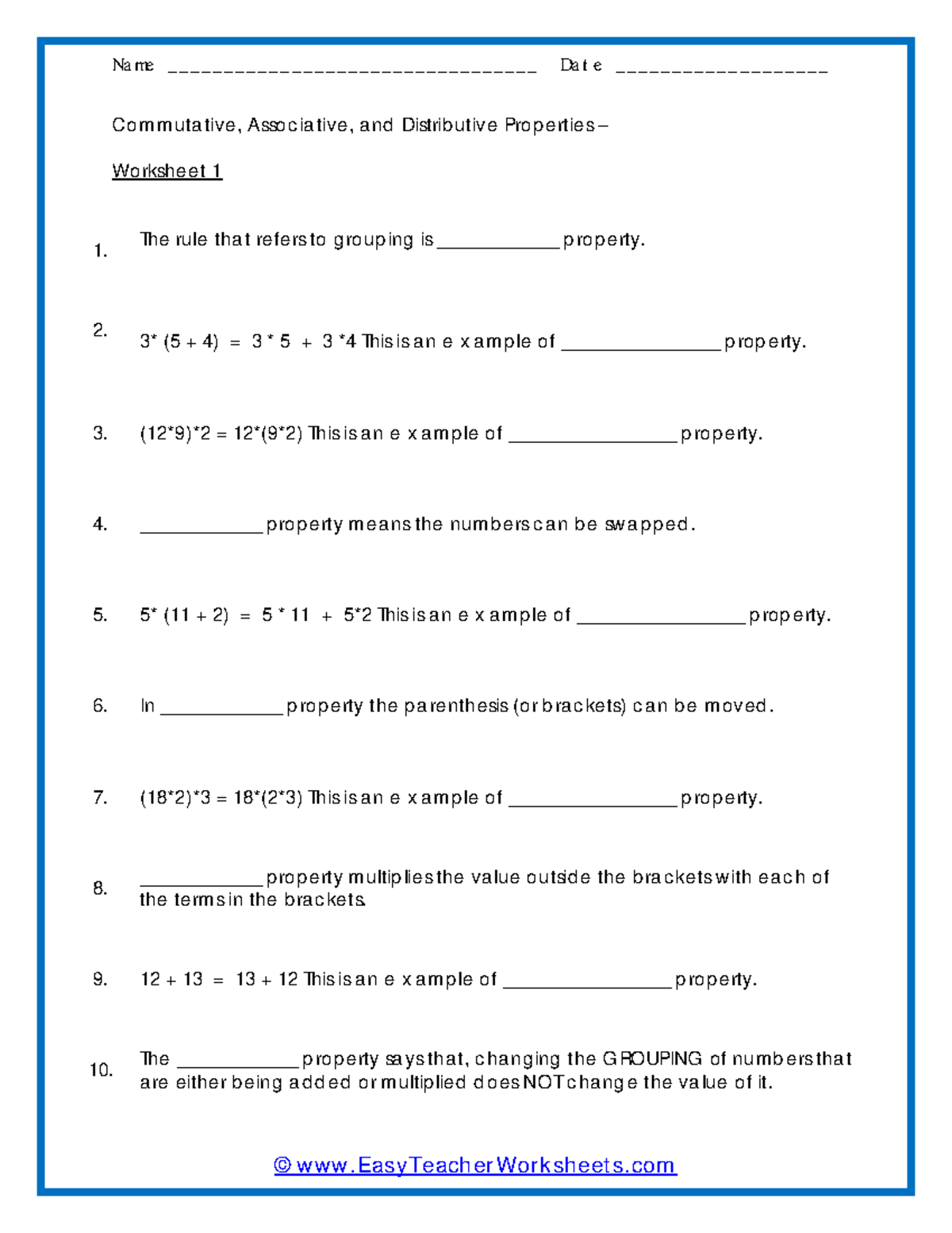 4 - Class Activity - Name _________________________________ Date ...