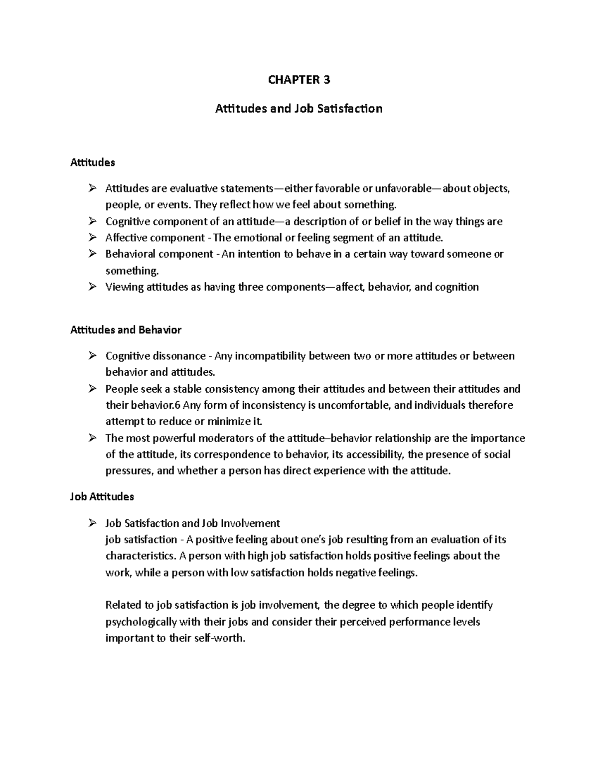 Chapter 3 Organizational Behavior - Human Resources - TSM - Studocu