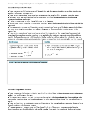 Algebra 2 25 Page Packet - Asymptotes An Asymptote Is A Line That An 