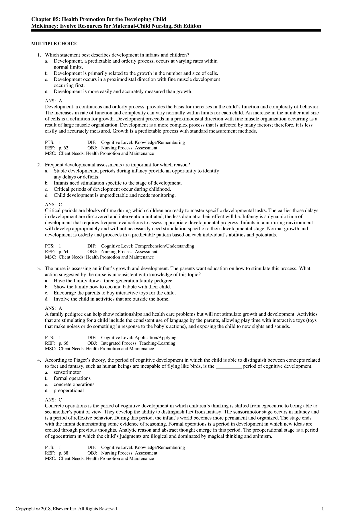 Exam View - Chapter 05 - These are review questions for the ...