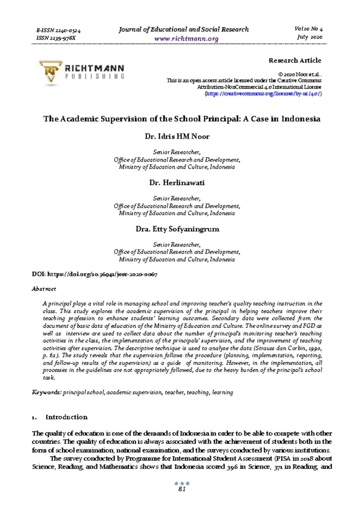 thesis about school administration and supervision