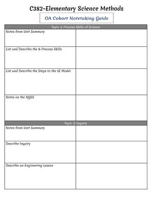 note taking template notion