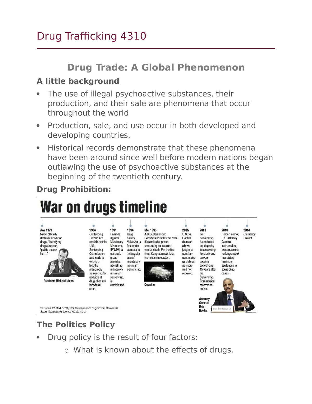 research topics on drug trafficking