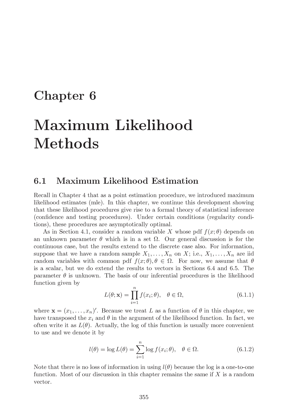 ch6-fdgdfgdfg-chapter-6-maximum-likelihood-methods-6-maximum