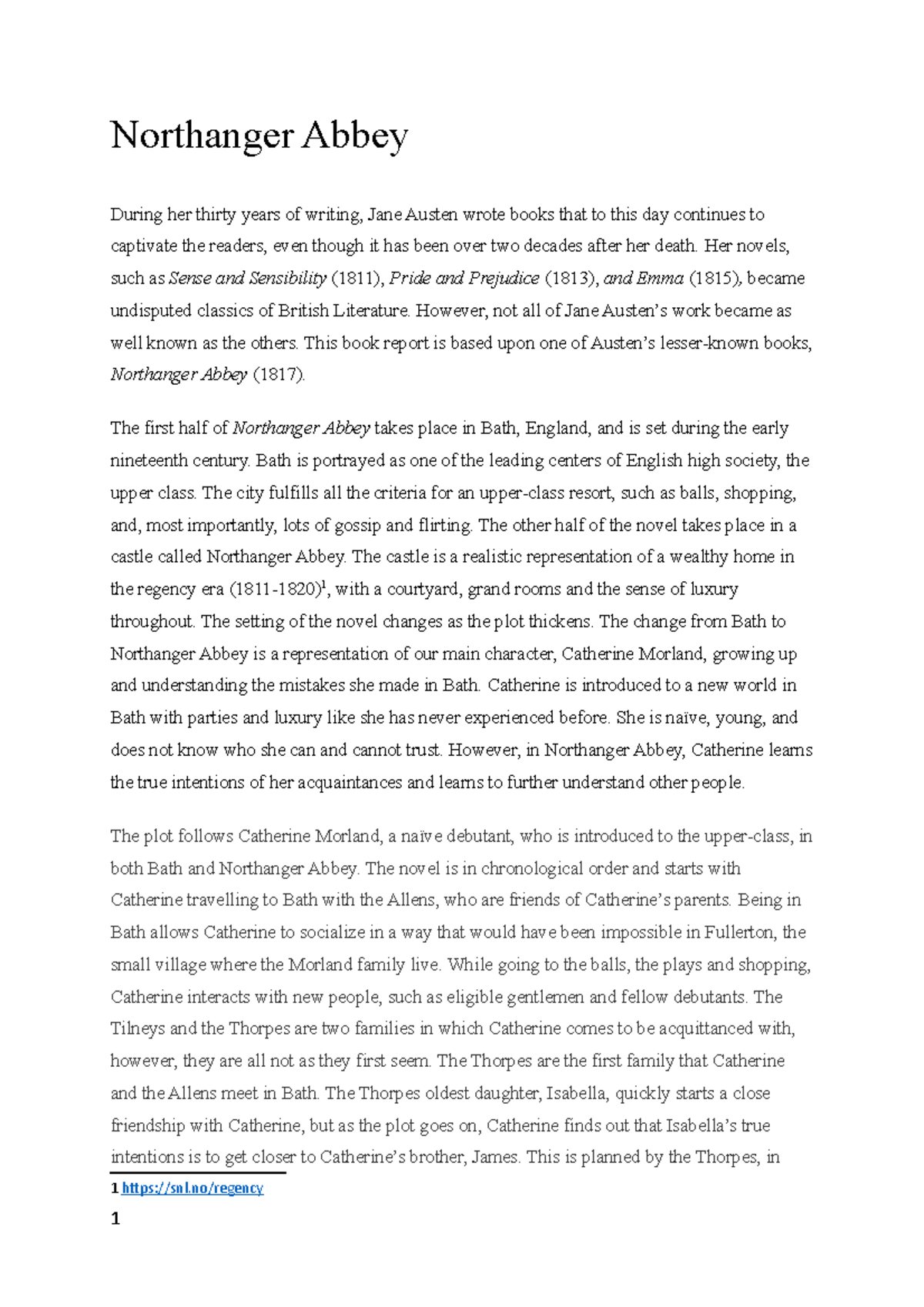 Northanger Abbey:  One Theme, Two Passages – Decoded! - r8kbd25