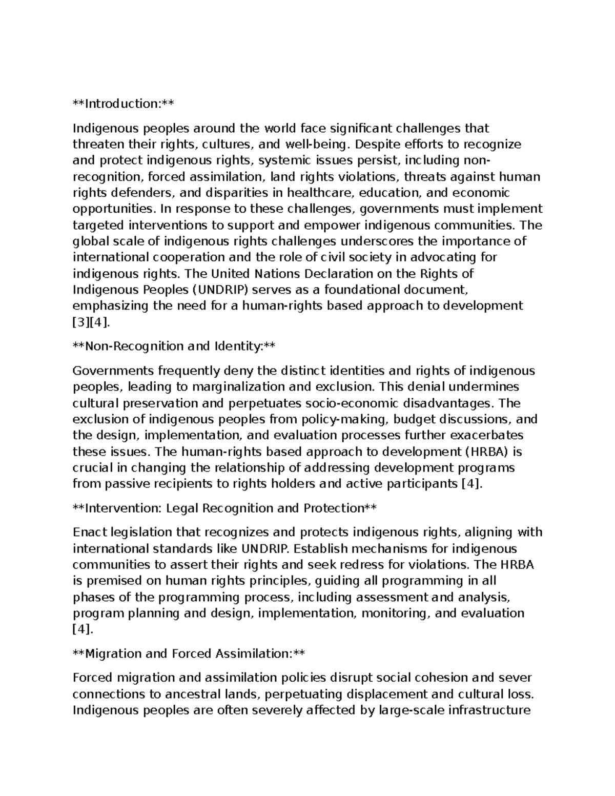Culture - notes - Introduction: Indigenous peoples around the world ...
