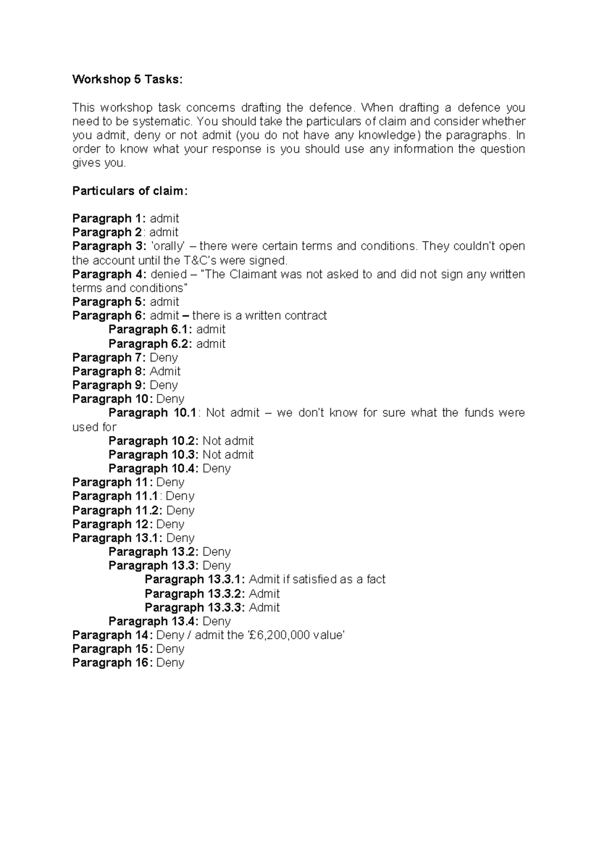 Workshop Task Print Workshop 5 Tasks This Workshop Task Concerns