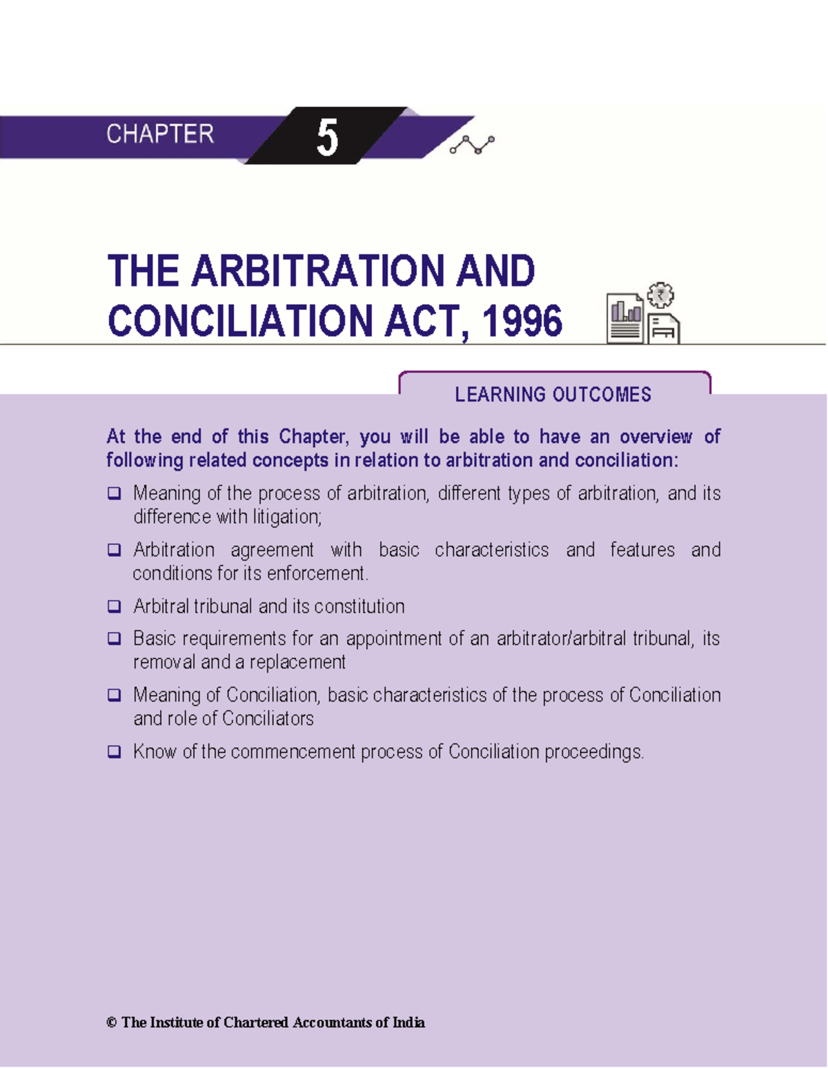 arbitration-ca-final-helpful-notes-5-the-arbitration-and