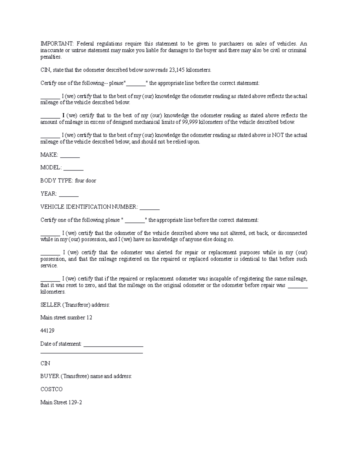 Important - Contrato De Arrendamiento - Important: Federal Regulations 