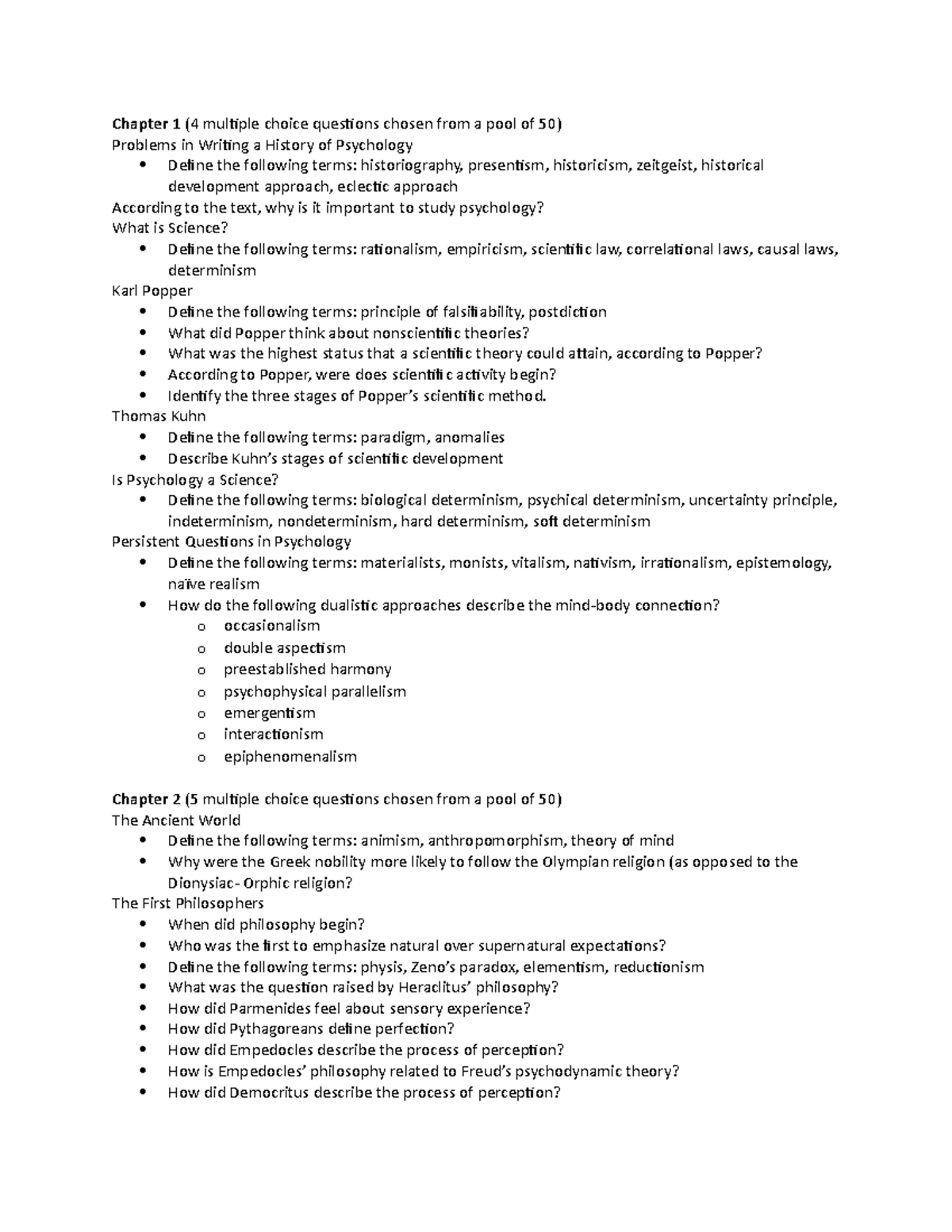 Stats Behavior And Natural Science Weekly Chapter 1 4 Multiple 