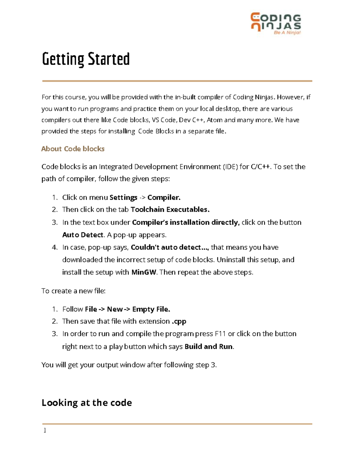 Basic 2 - student - Getting Started For this course, you will be ...