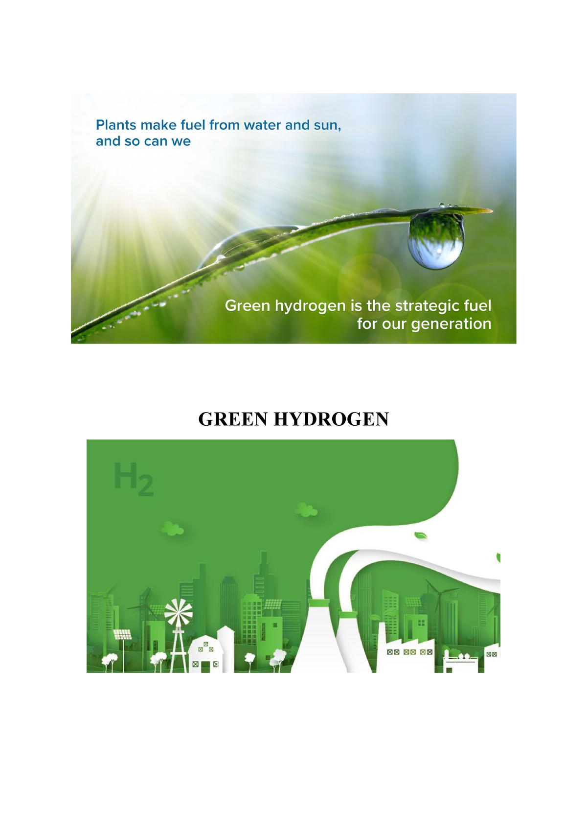 green hydrogen research paper pdf