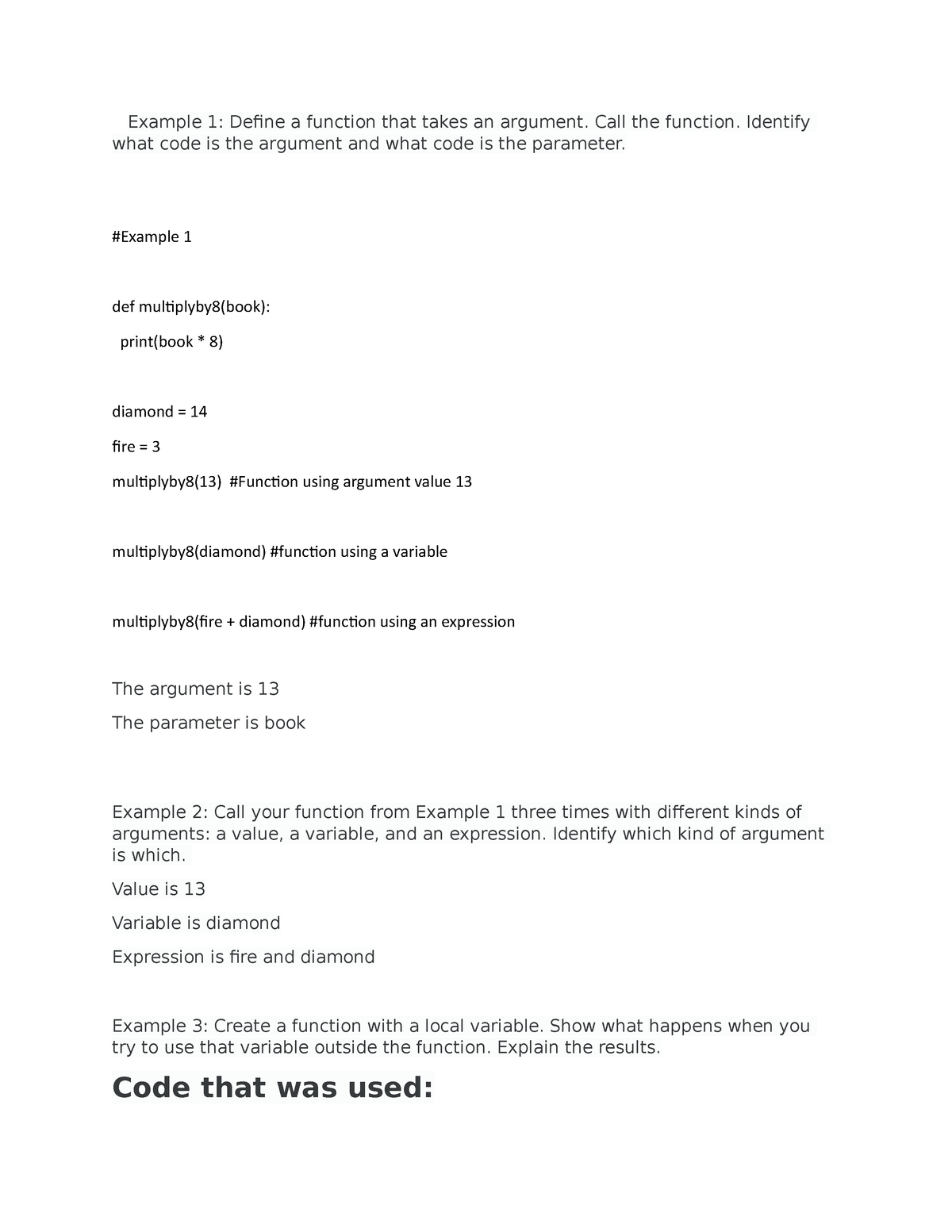 cs-1101-disscussion-post-2-what-code-is-the-argument-and-what-code-is