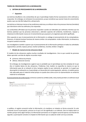 Psicología Del Aprendizaje - Psicología Del Aprendizaje Semana 1 Las ...