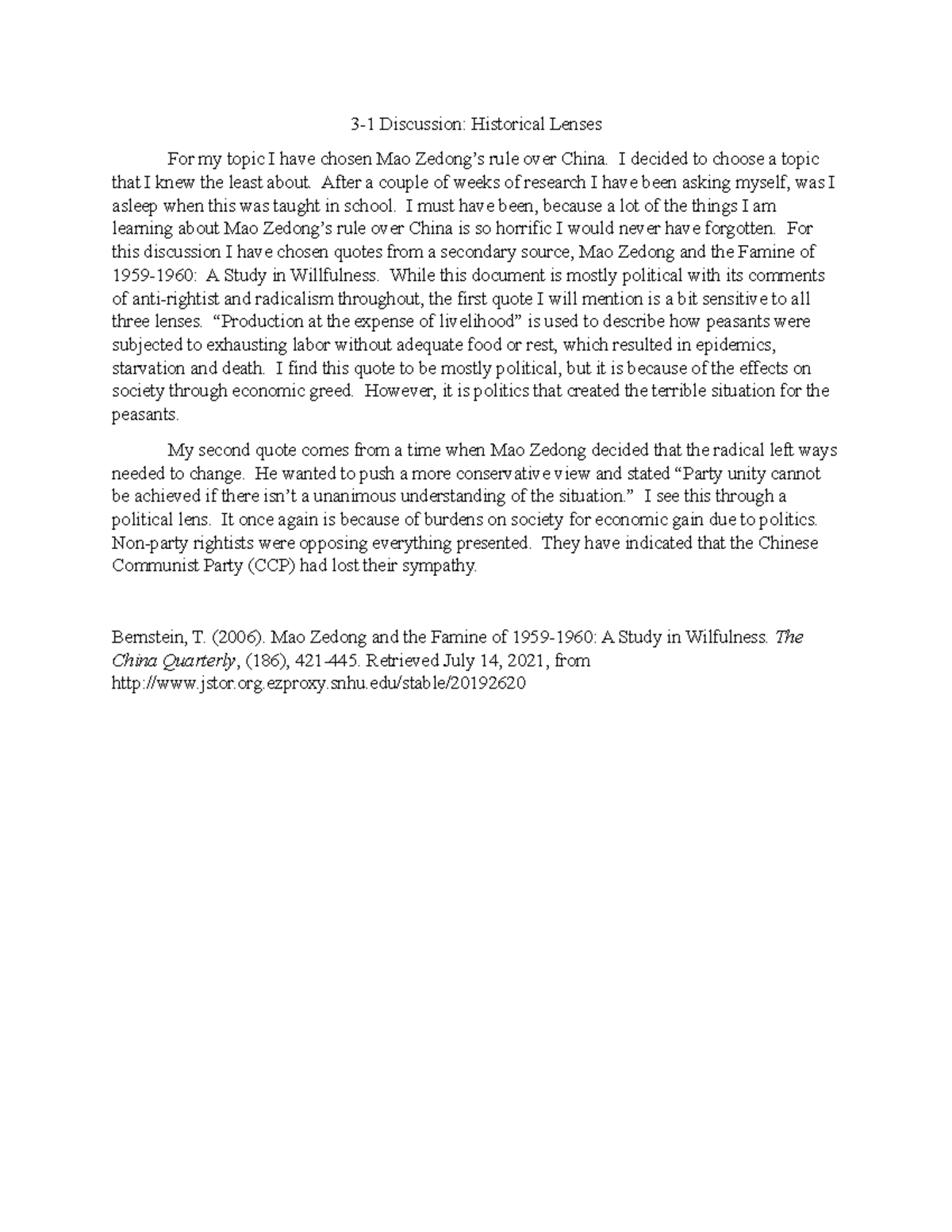 Discussion 31 Historical Lenses 31 Discussion Historical Lenses