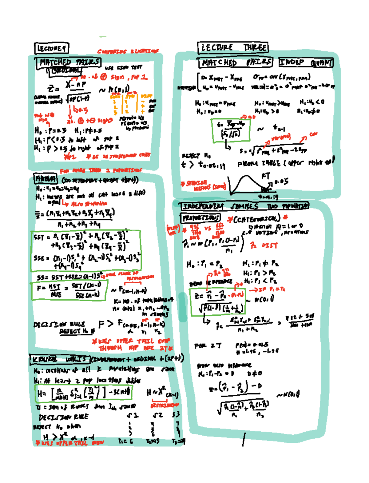 QM2 H1 NOTES LECTURES 1-8 (part 1) 2023 summer - 0 LECTURED COMPARING 2 ...