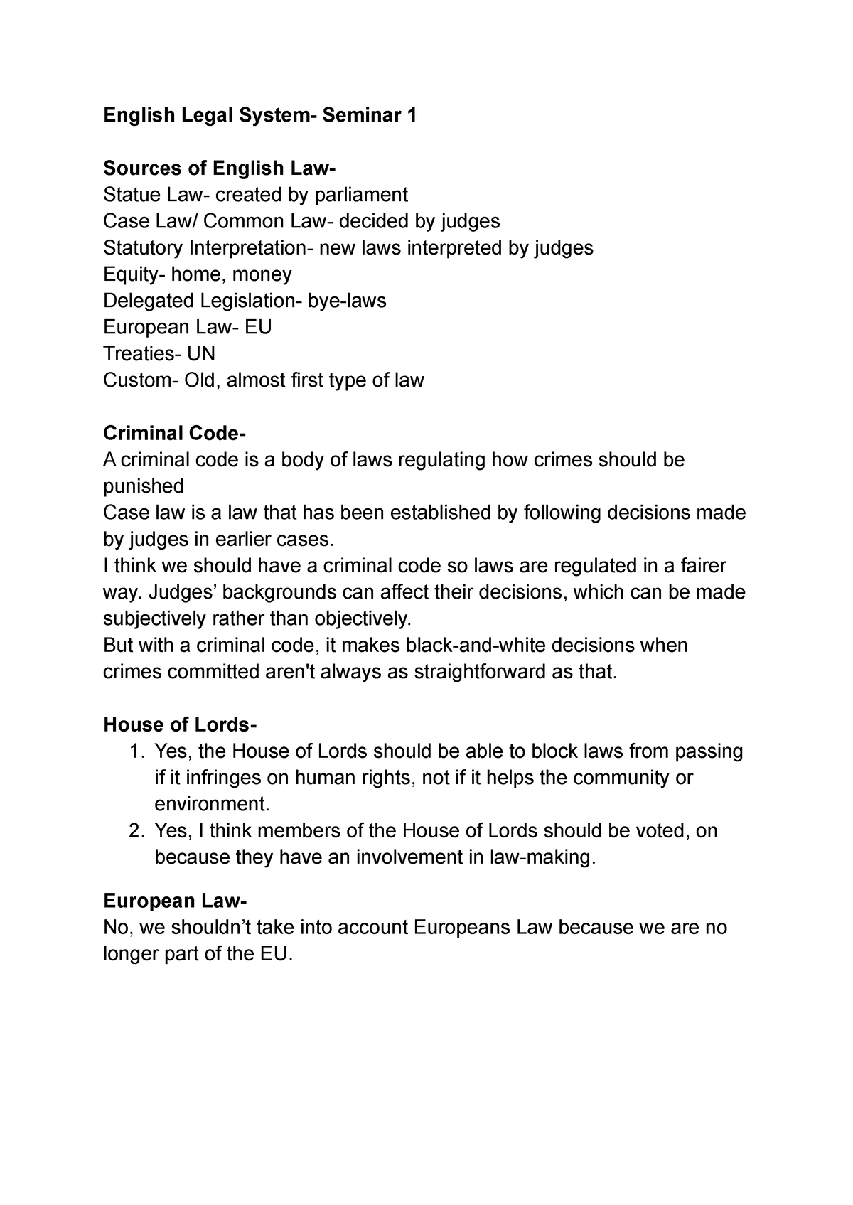 els-seminar-english-legal-system-seminar-1-sources-of-english-law