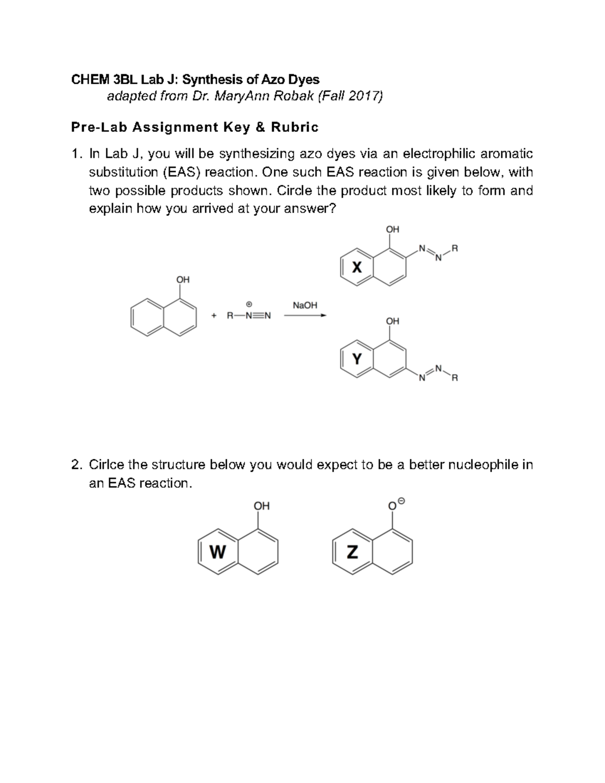 Lab J Pre Lab 3BL Sp20 - Lab J Worksheet To Practice With From Spring ...