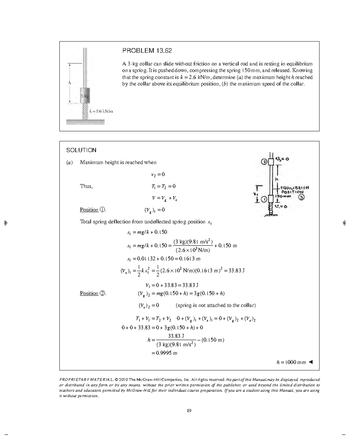 General Physics I: Solution Manual Vme 9e Chapter 13 Pt 3 - PROPRIETARY ...