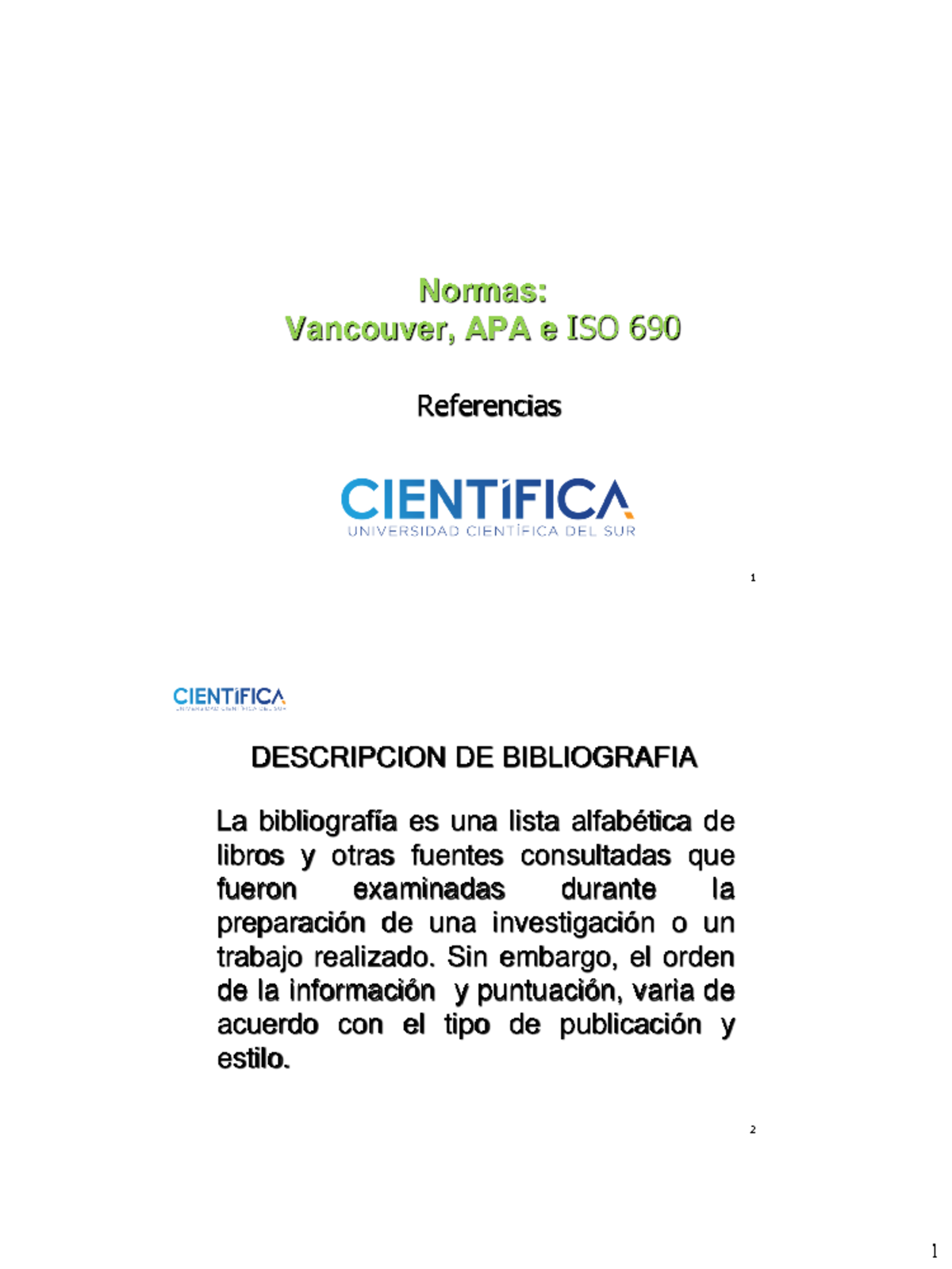 Biología Celular-Material de apoyo Vancouver-APA-ISO 6901-1-16 - Normas ...