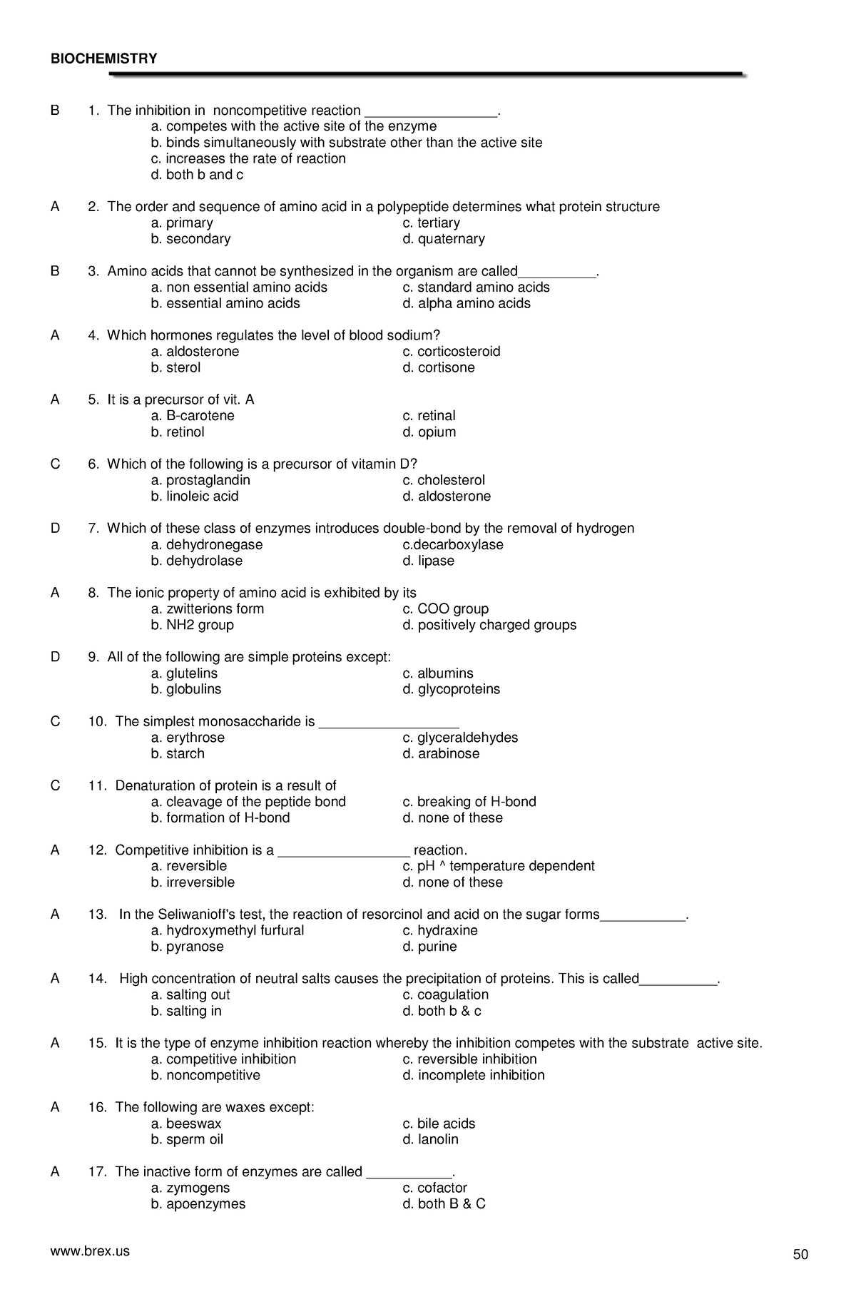 biochemistry-answer-key-b-1-the-inhibition-in-noncompetitive-reaction-a