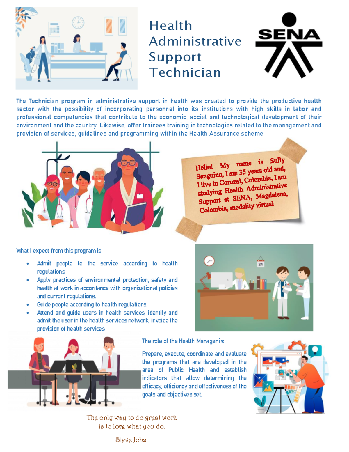 Folleto - INGLES - Health Administrative Support Technician The ...