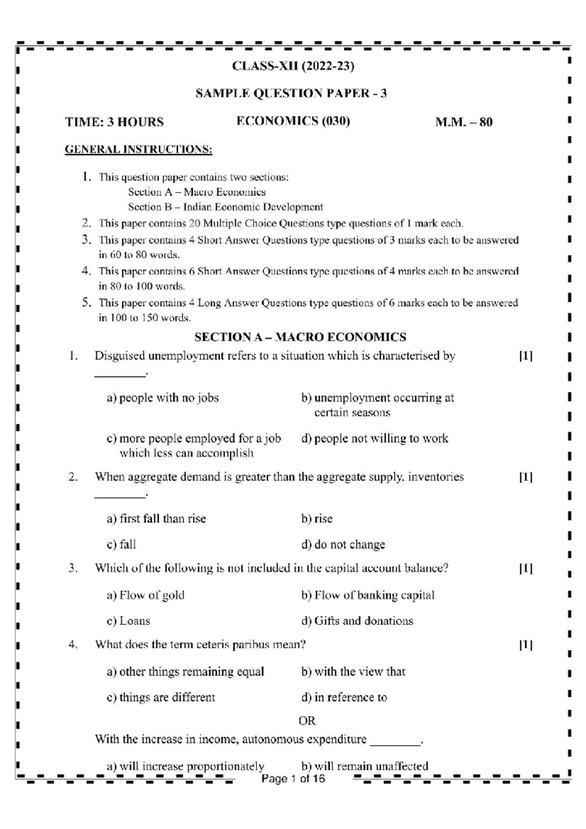 class 9 economics chapter 3 case study questions and answers