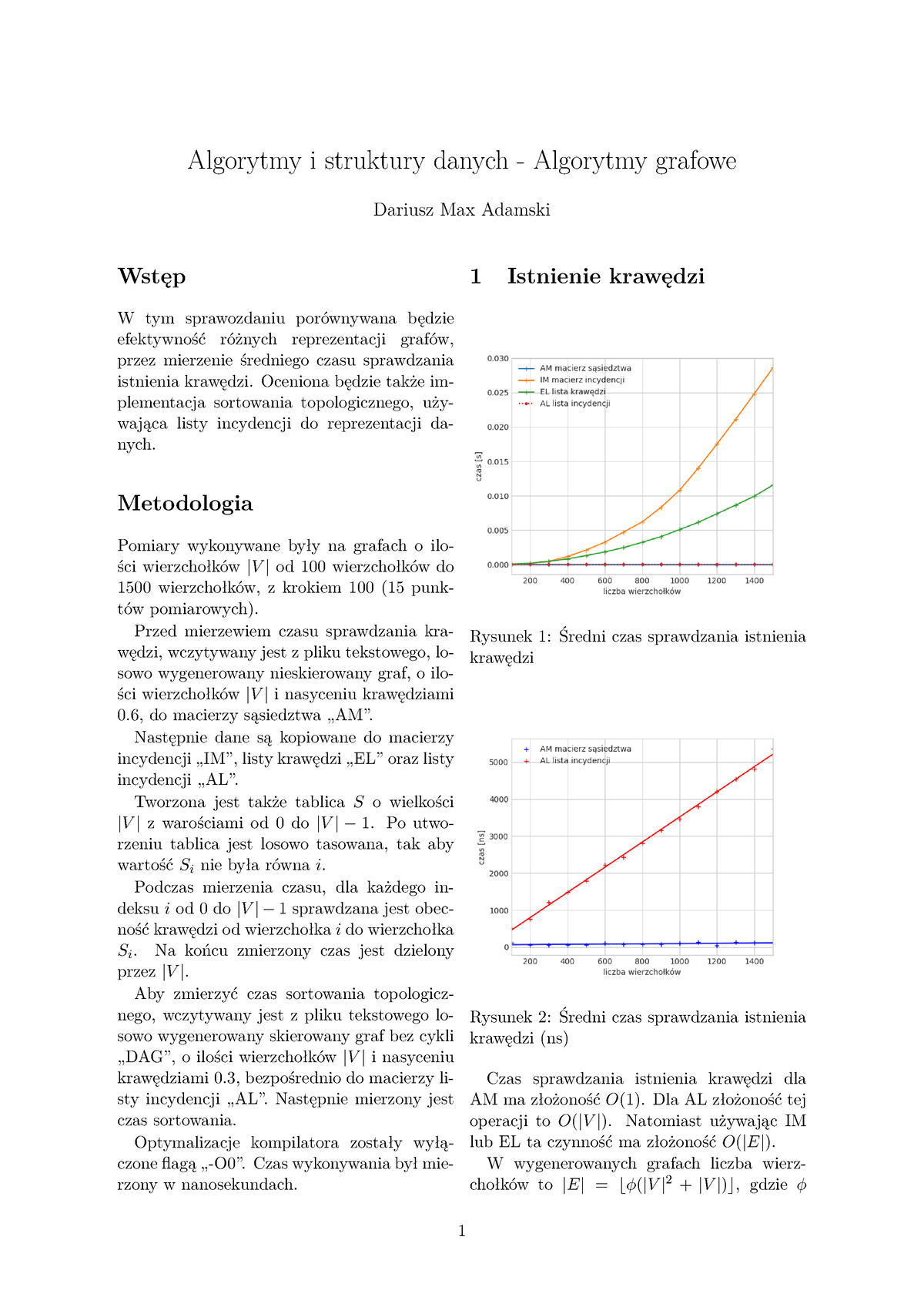 Grafy - Algorytmy I Struktury Danych - Algorytmy Grafowe Dariusz Max ...
