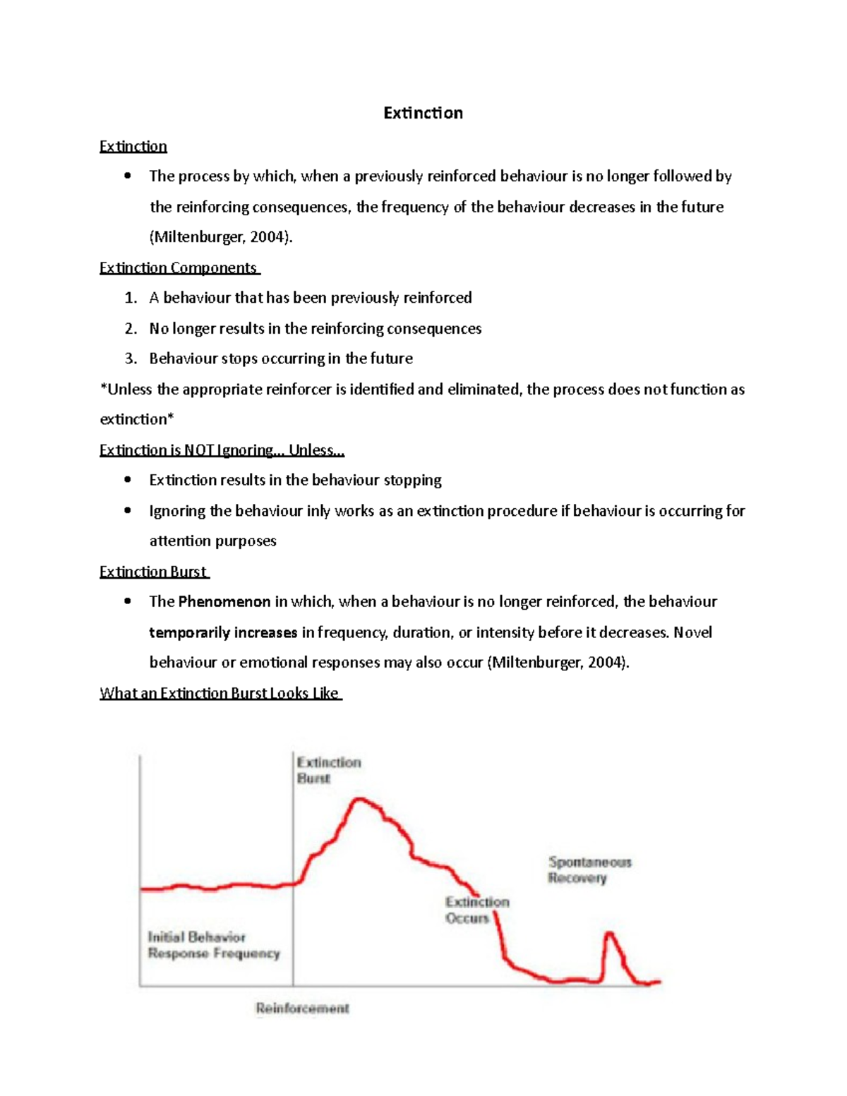 Extinction - Extinction Extinction The process by which, when a ...