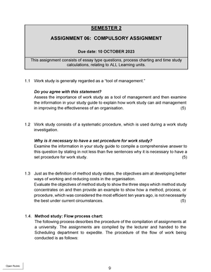 mng2601 assignment memo