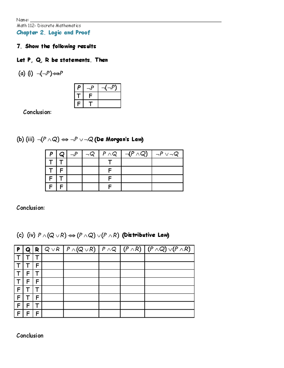 2019 0605062457195 - discrete math question - StuDocu