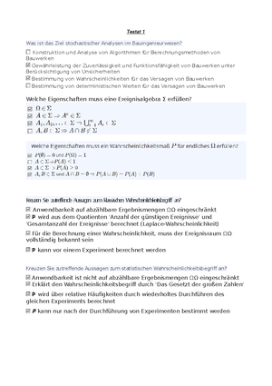 Formelsammlung Stochastik - Wahrscheinlichkeitstheorie Mengenlehre AC ...