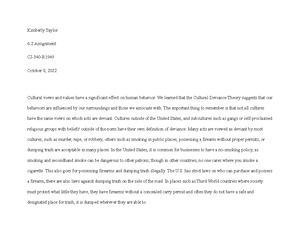 CJ-340 3-2 Assignment - CJ 340 Module Three Assignment Classical Theory ...