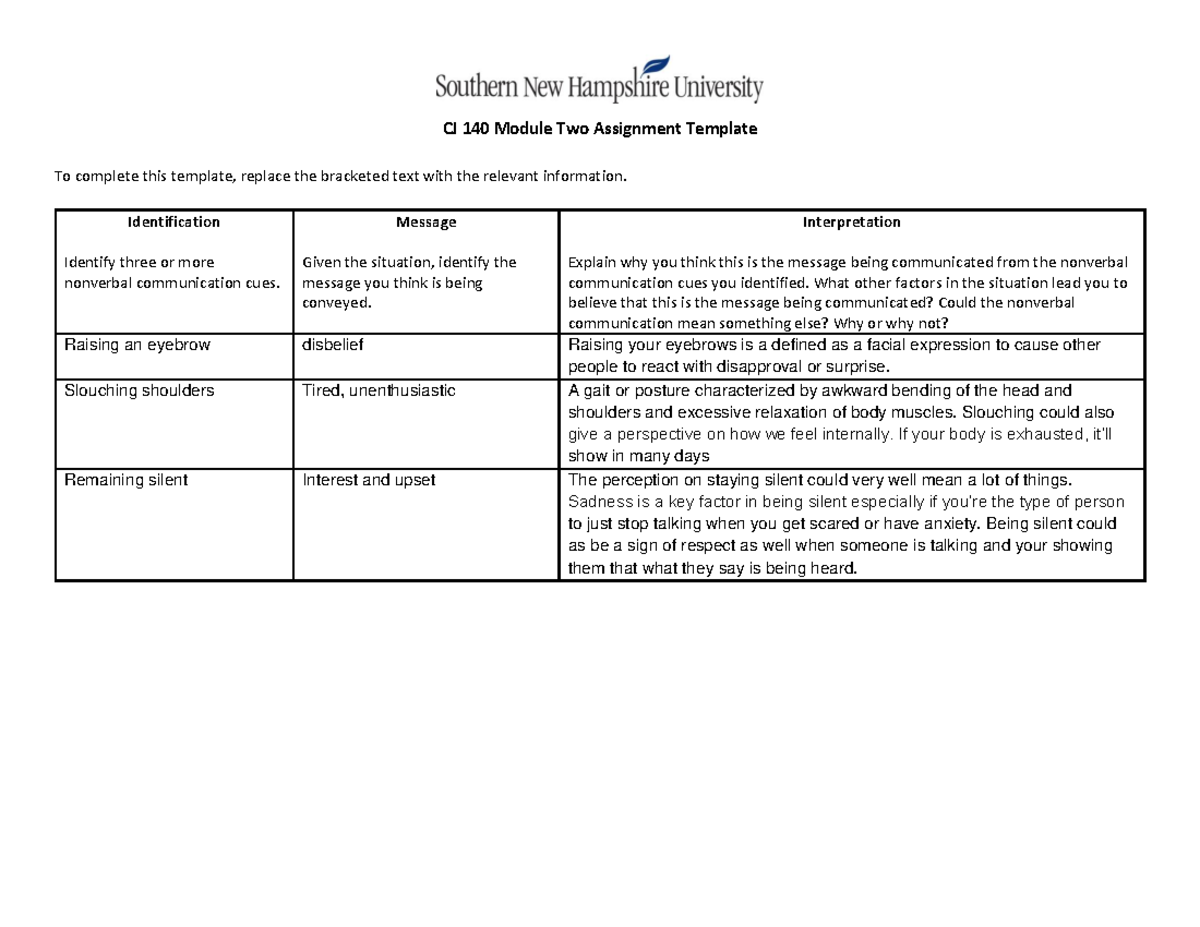 CJ 140 Module Two Assignment Template - Identification Identify three ...