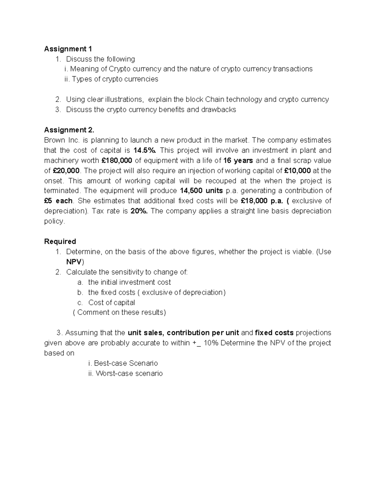 Test 07 6 July 2020, questions - Assignment 1 1. Discuss the following ...