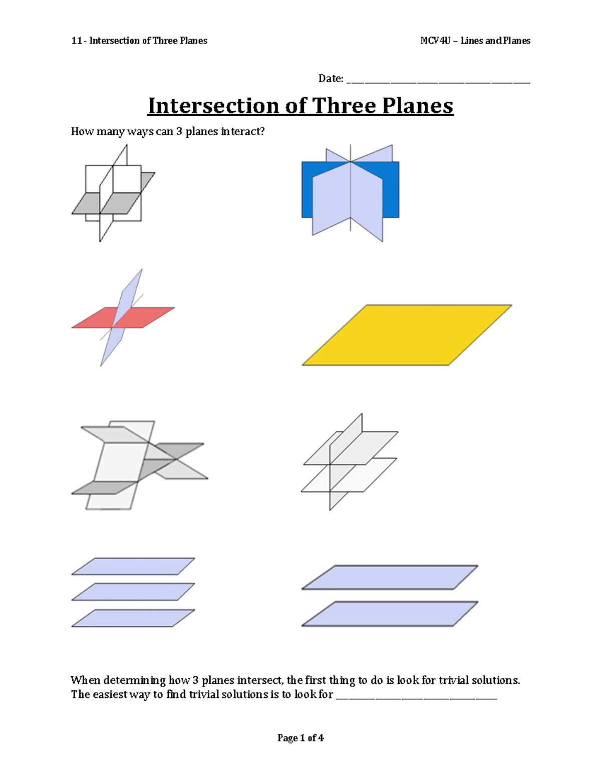 11 - Intersection Of Three Planes - Date ...