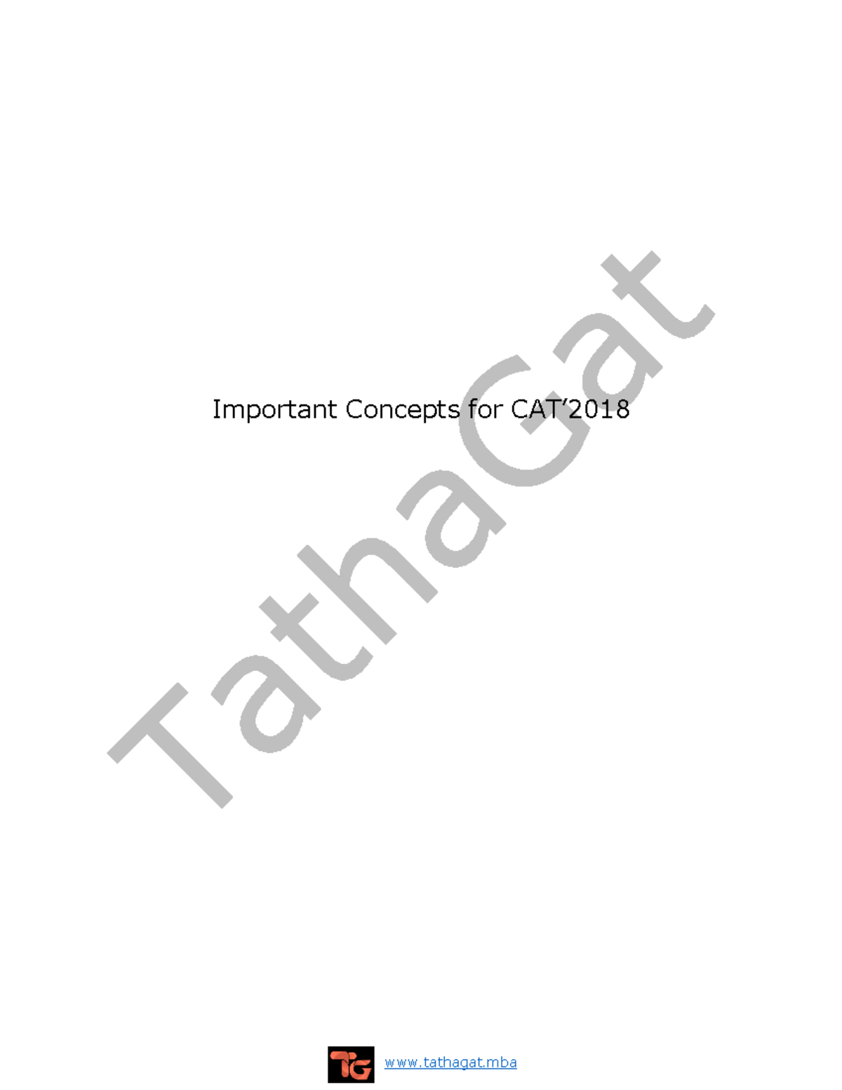 Formula book - NSCJKDFJDV - Important Concepts for CAT’ Number Theory ...