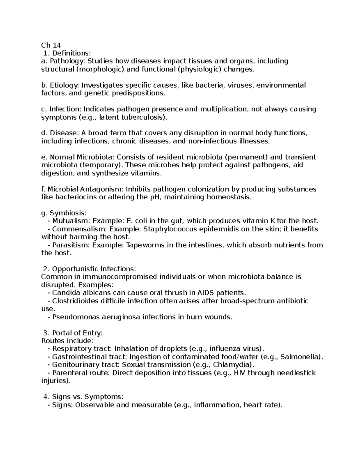 Ch 14 Micro - Chapter 14 answer the question - Ch 14 1. Definitions: a ...