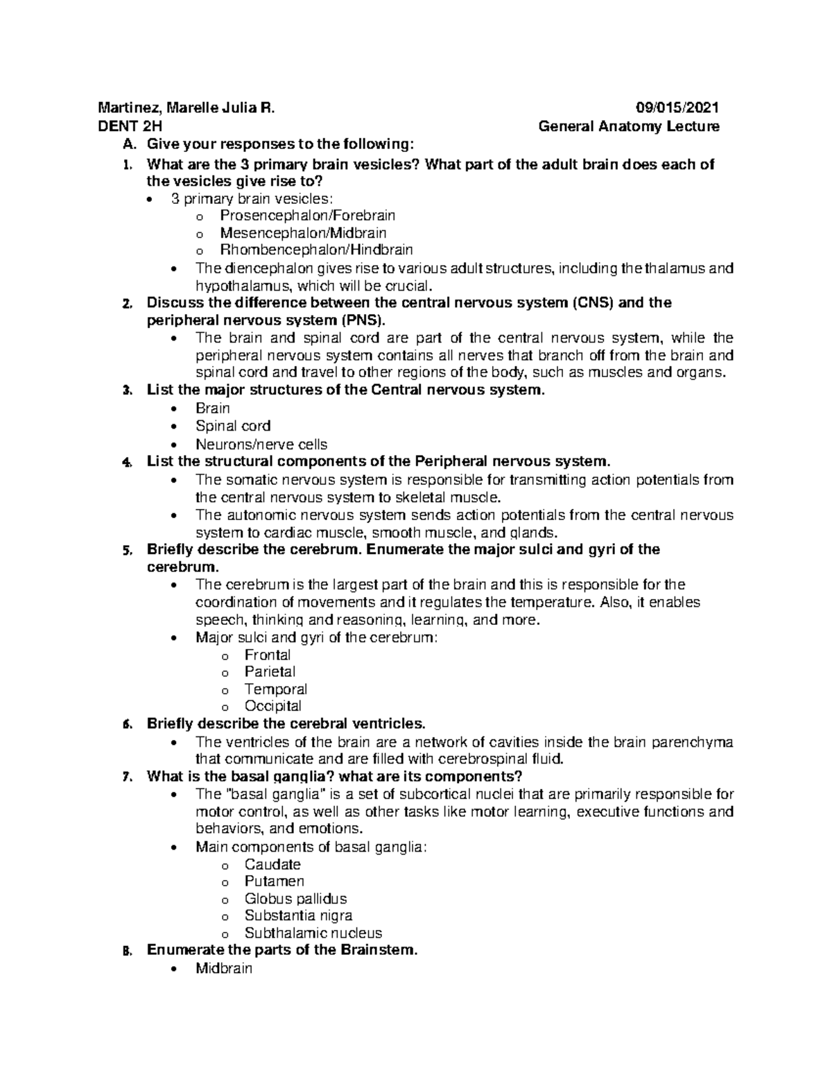 Assignment 13 - Lecture notes 1 - Martinez, Marelle Julia R. 09/015 ...