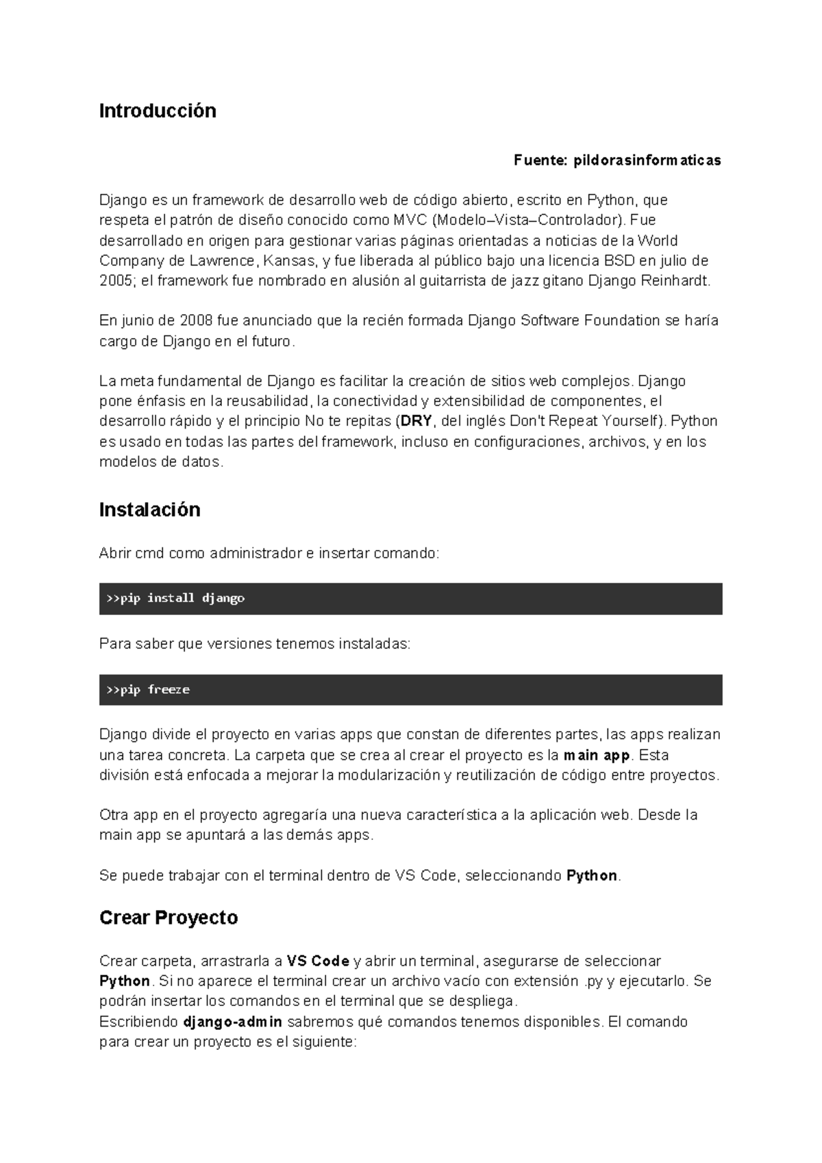 Tutorial - Desarrollando una aplicación web con Python y Django ...