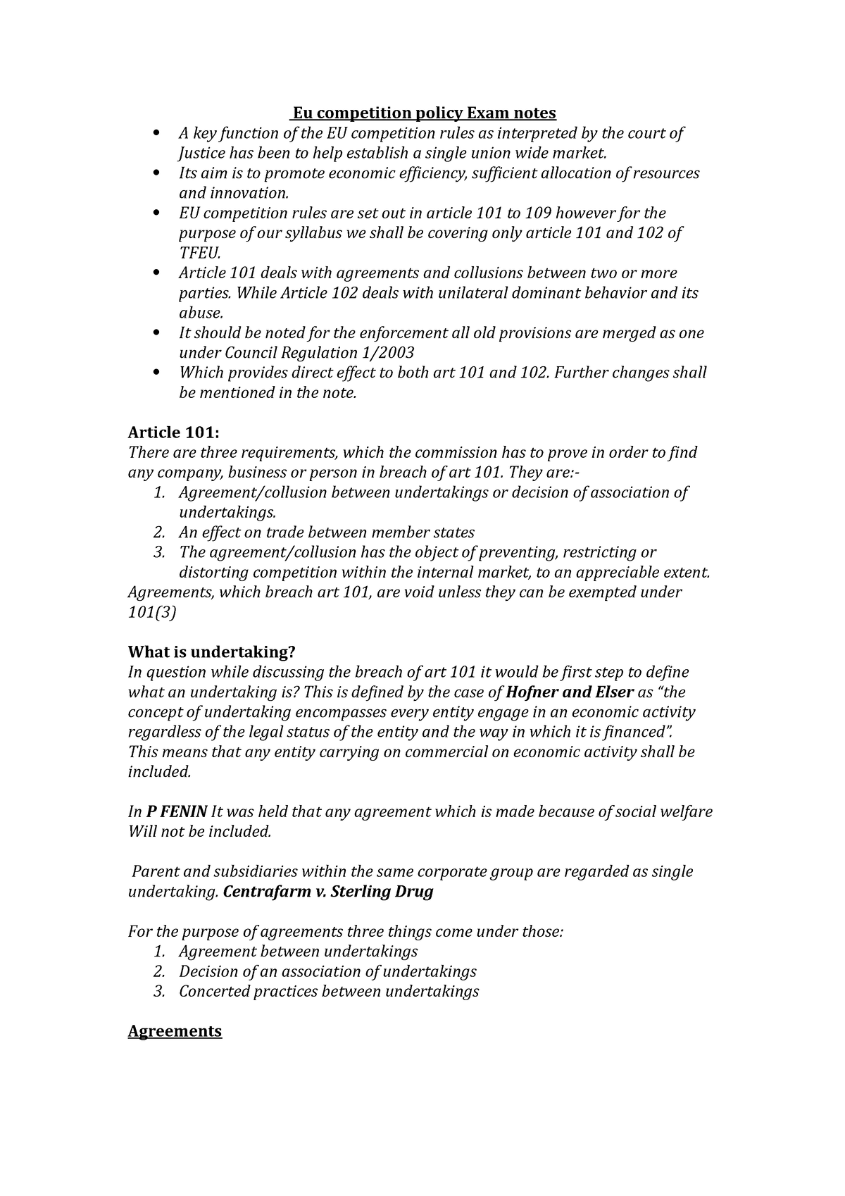 eu-competition-law-and-policy-exam-notes-eu-competition-policy-exam