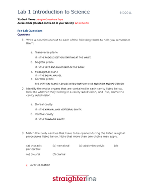 BIO201L+Lab+1+Upload+Document - Student Name: Click here to enter text ...