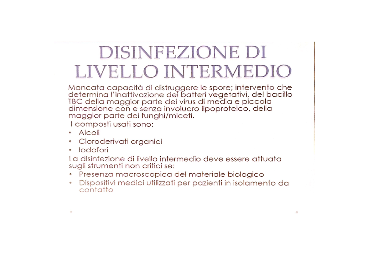 Lezione 4 Infermieristica Preventiva - Studocu